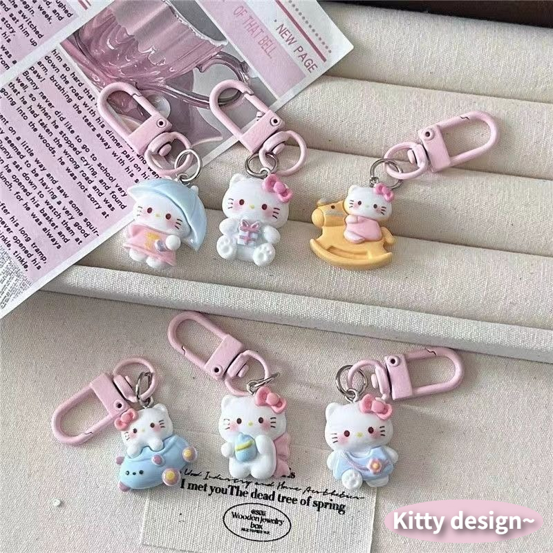 Portable Wifi Hotspot - Pink Hello Kitty Keychain Cute Cartoon