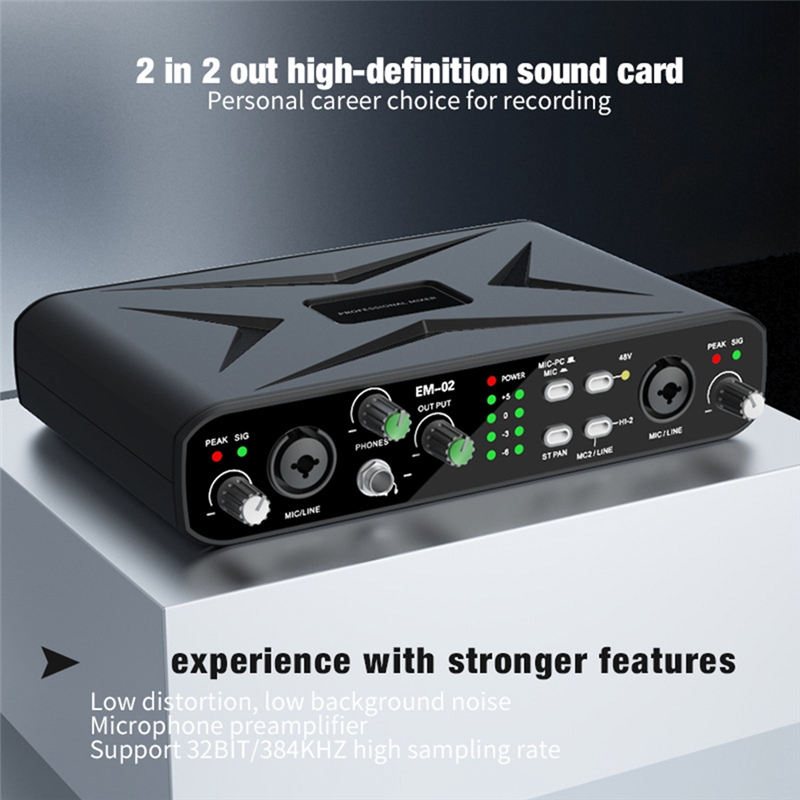 Usb Sound Card External - BNVN-High Quality External Sound Card Mixer