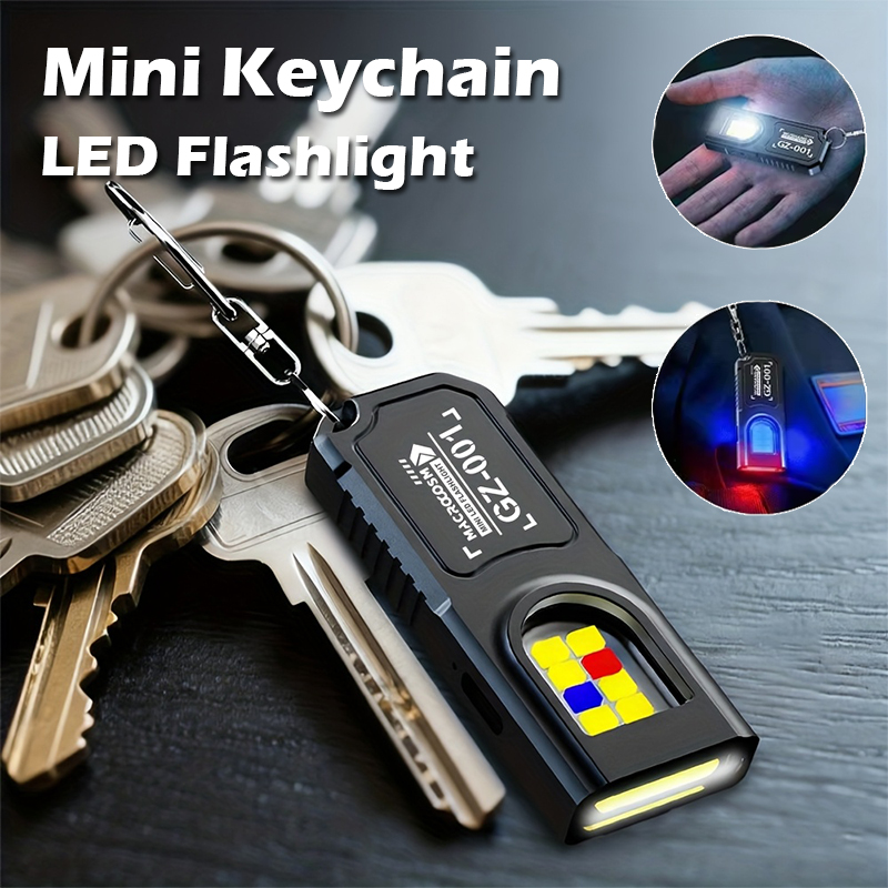 Mini Electronics Gadgets - Powerful Mini COB LED Keychain Flashlight