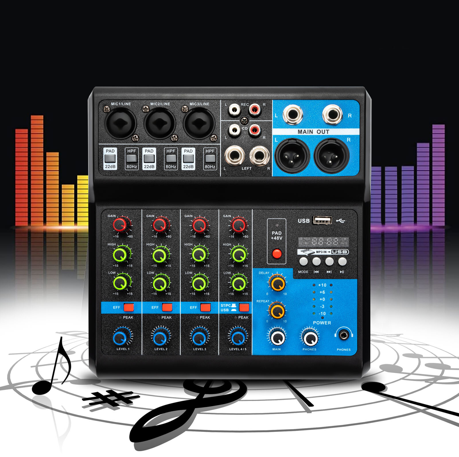 5-Channel Mixing Console Live  – Mini Electronics Gadgets recenzja i cena