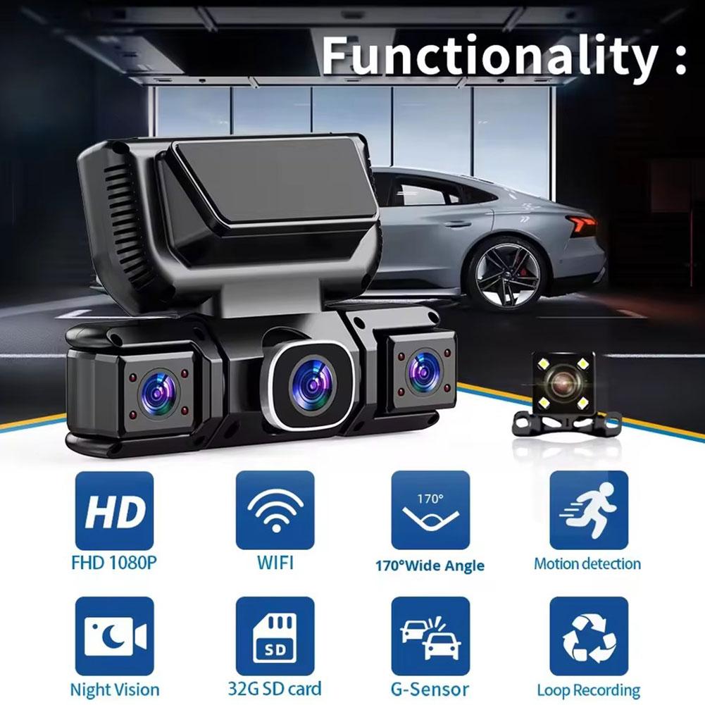 New WIFI 4Channel 360 Degree C – Panoramic Dash Cam 360 recenzja i cena