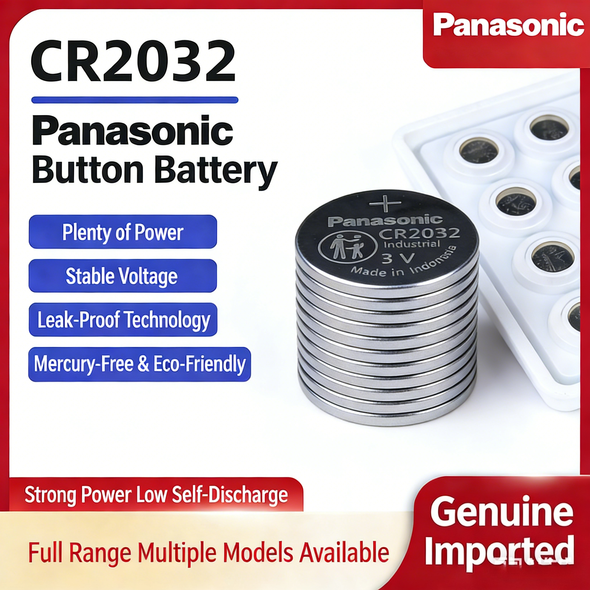 Original Panasonic CR2032 Lith – Electronics Gadgets Wholesale recenzja i cena