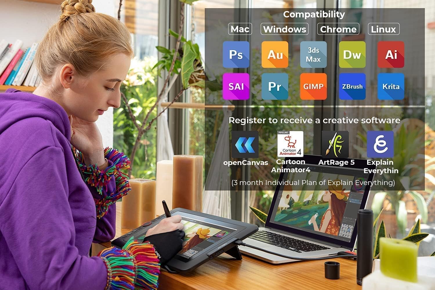 11.6 Inch FHD Drawing Monitor  – Digital Drawing Tablet recenzja i cena