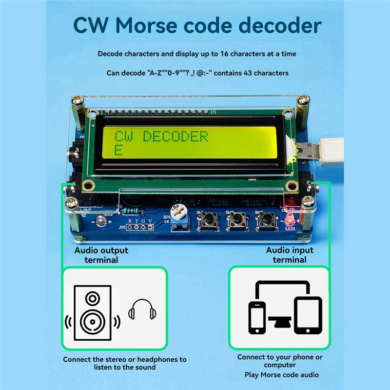 ELECT-CW Morse Code Decoder Bu – Election Electronics & Gadgets Store Woocommerce Theme recenzja i cena