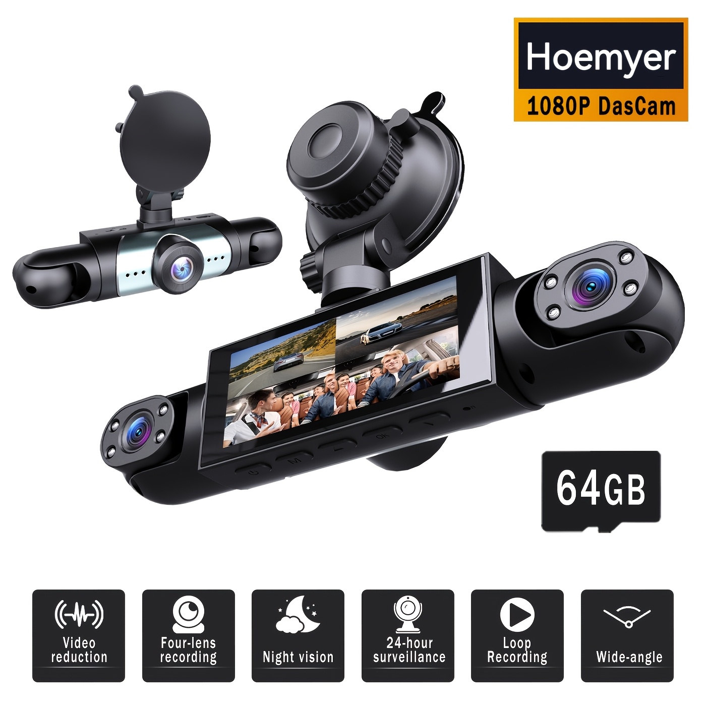 BCUOZ 360° Panoramic 3/4-chann – Panoramic Dash Cam 360 recenzja i cena