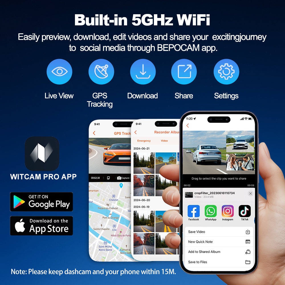 BEPOCAM 4CH 4K Dash Camera for – Panoramic Dash Cam 360 recenzja i cena