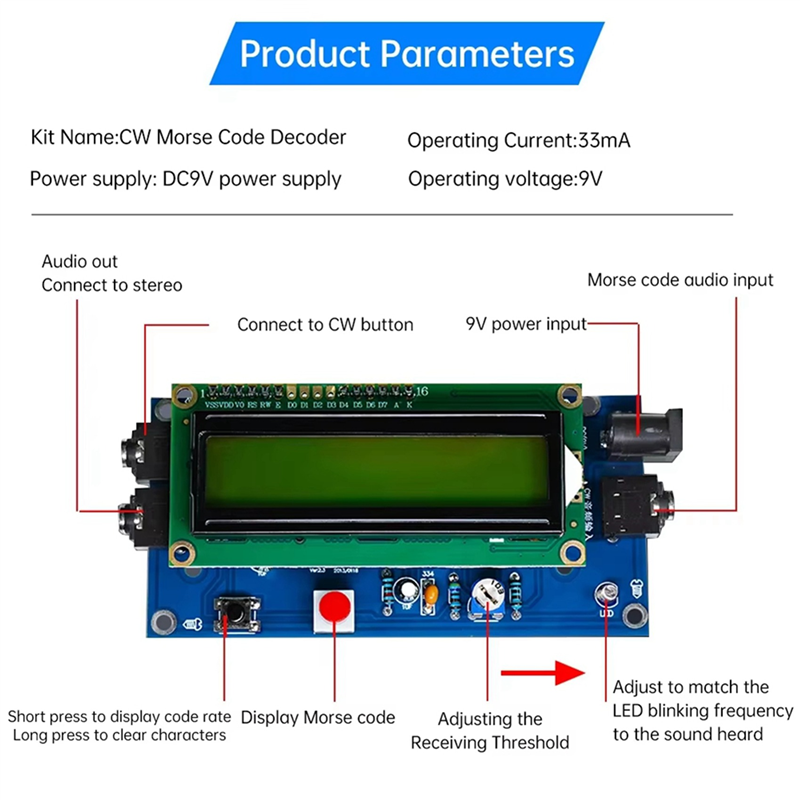 ELECT-2X DIY CW Trainer Decode – Election Electronics & Gadgets Store Woocommerce Theme recenzja i cena