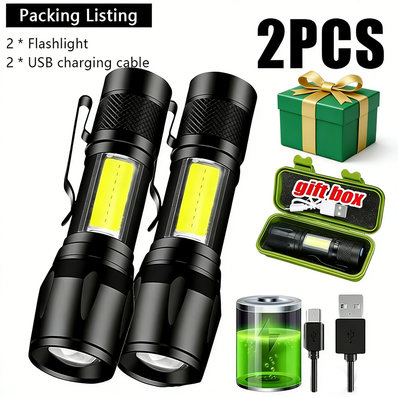 Mini LED Flashlight COB+XPE Po – Mini Electronics Gadgets recenzja i cena