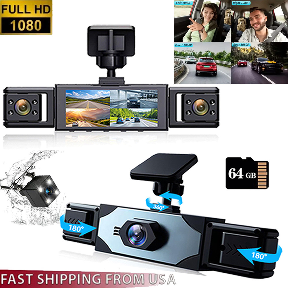 4 Channel HD 1080P 360° Dash C – Panoramic Dash Cam 360 recenzja i cena