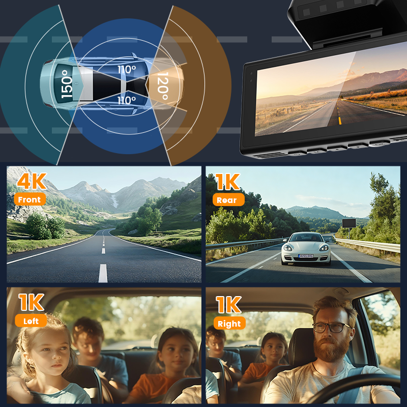 2026 WiFi GPS Car DVR Cam Vide – Panoramic Dash Cam 360 recenzja i cena