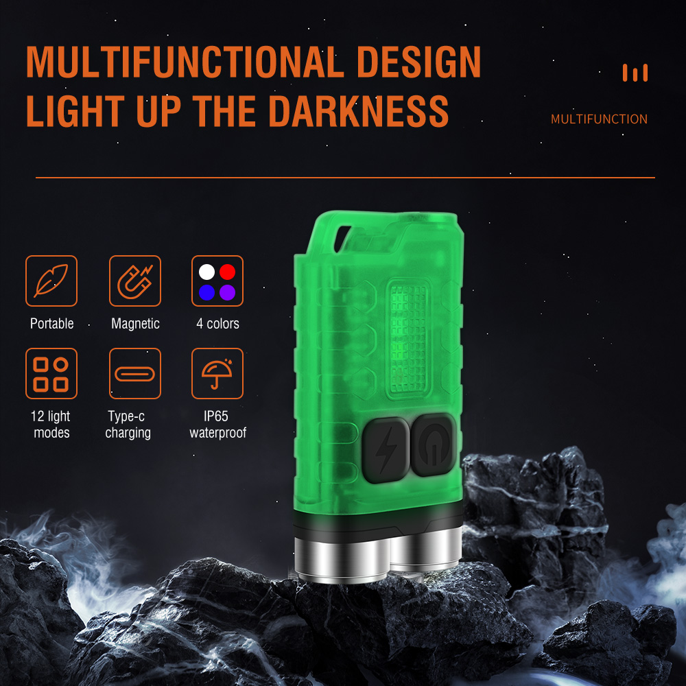 V3 EDC Flashlight Mini Keychai – Mini Electronics Gadgets recenzja i cena