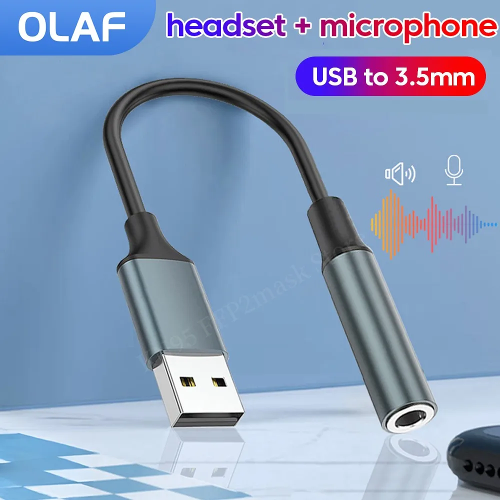 USB to 3.5mm Audio Jack Adapte – Usb Sound Card External recenzja i cena