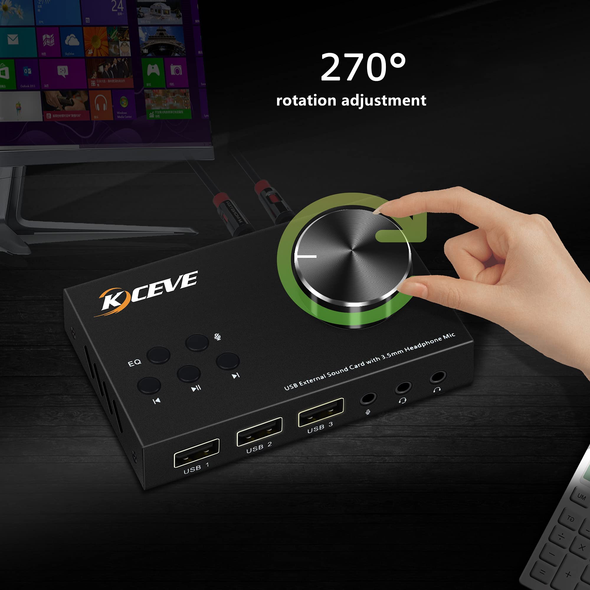 External Sound Card with Volum – Usb Sound Card External recenzja i cena