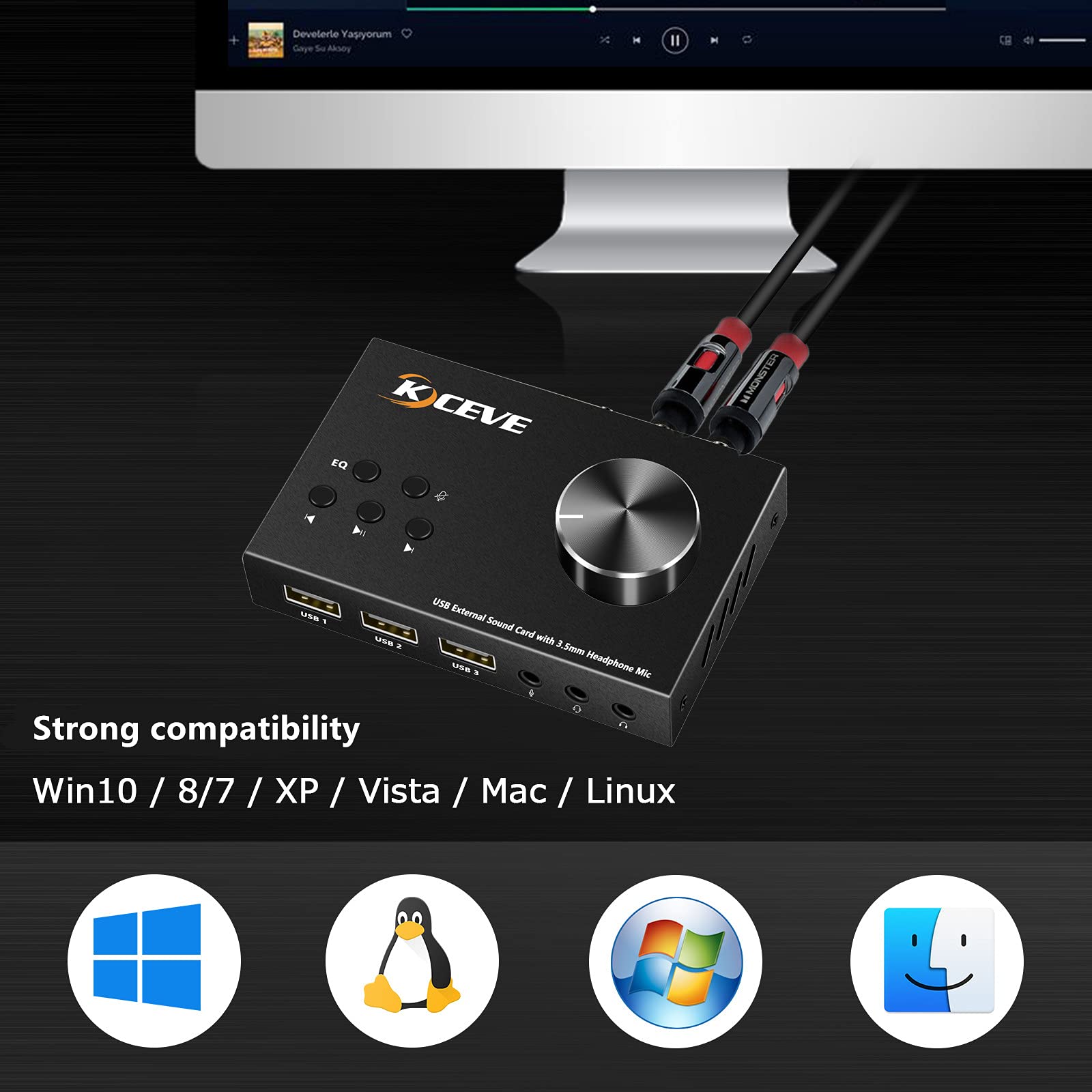 External Sound Card with Volum – Usb Sound Card External recenzja i cena