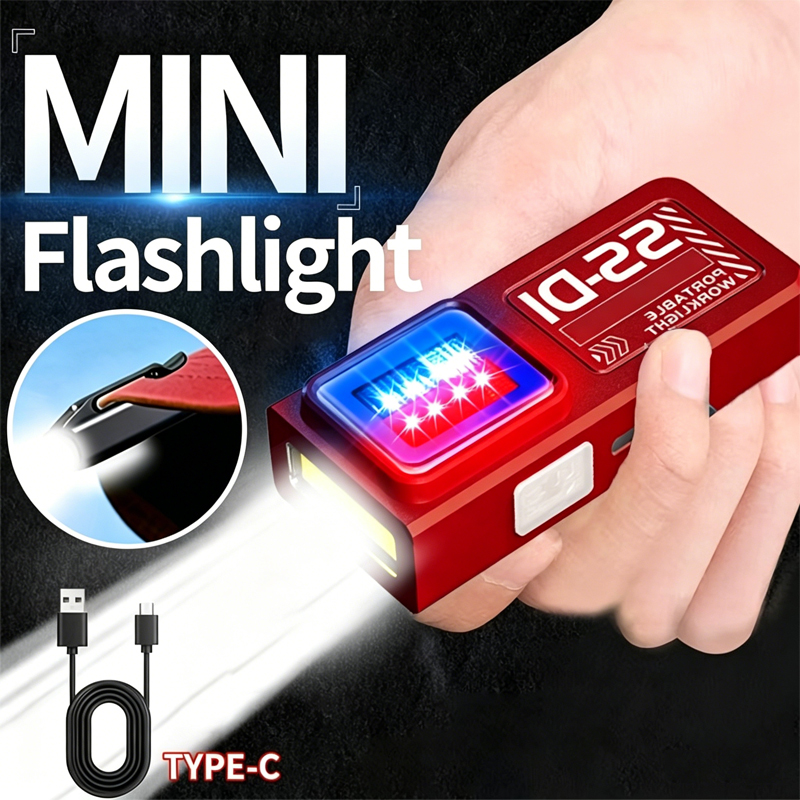 1/2PCS Mini COB LED Flashlight – Mini Electronics Gadgets recenzja i cena
