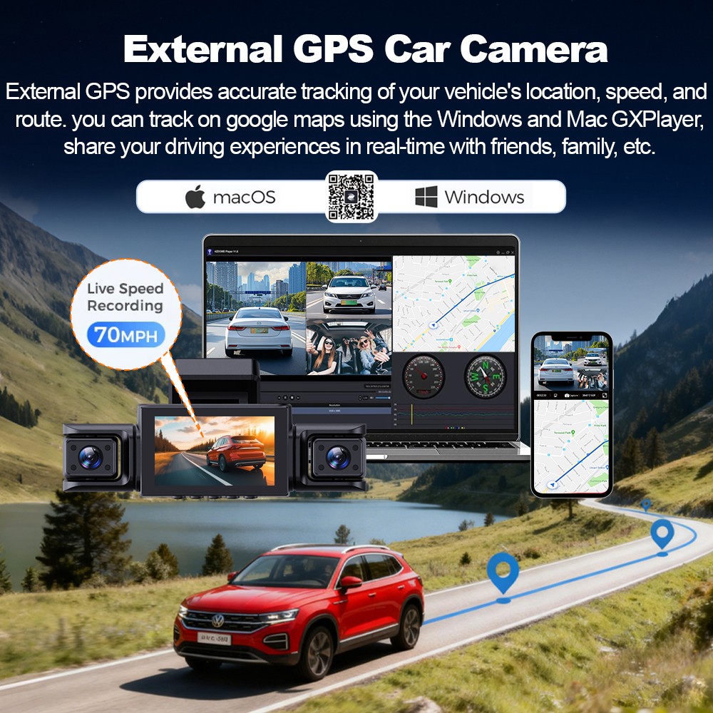 BEPOCAM 4K Dash Cam 4 Channel  – Panoramic Dash Cam 360 recenzja i cena