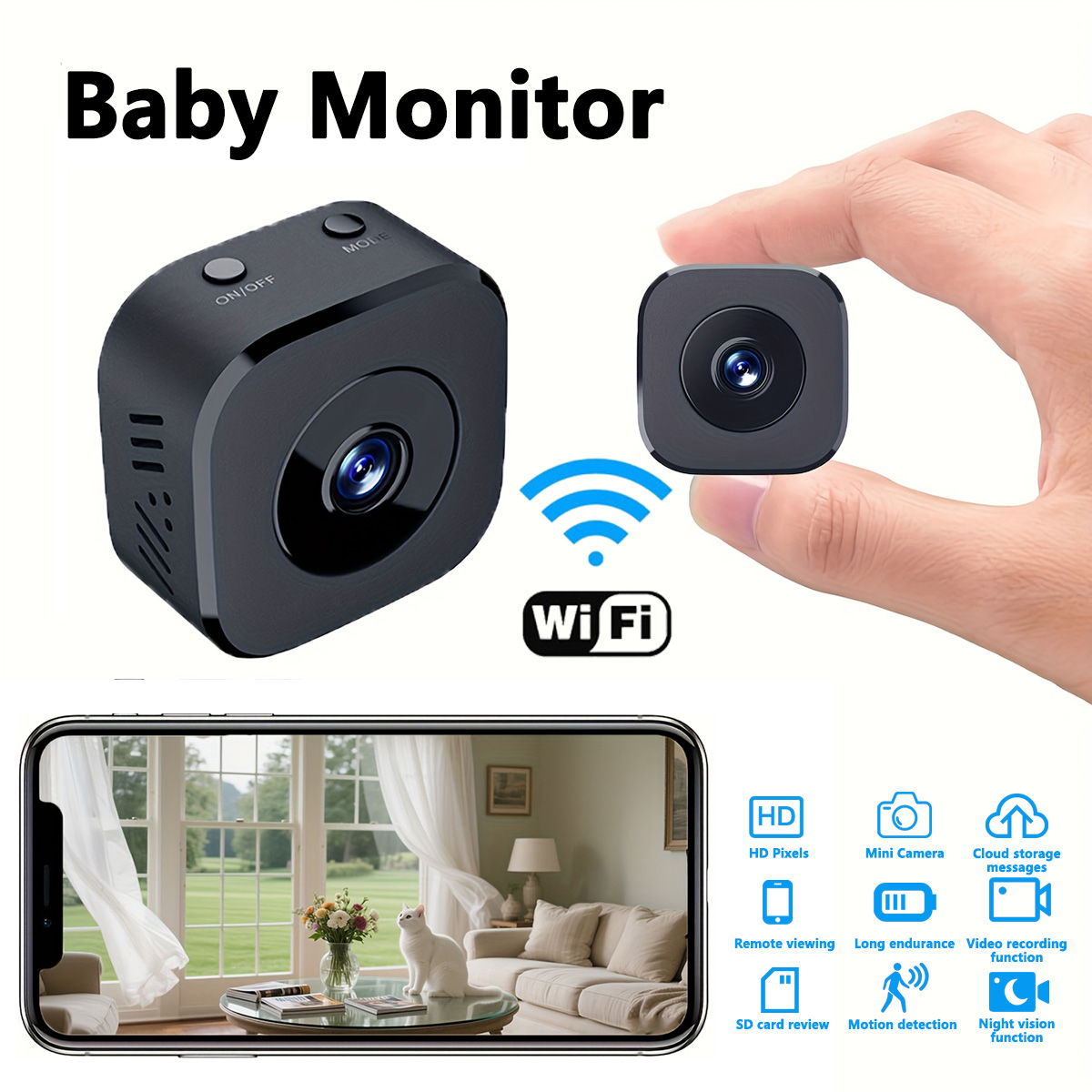 1080P HD Mini WiFi Camera Indo – Mini Electronics Gadgets recenzja i cena
