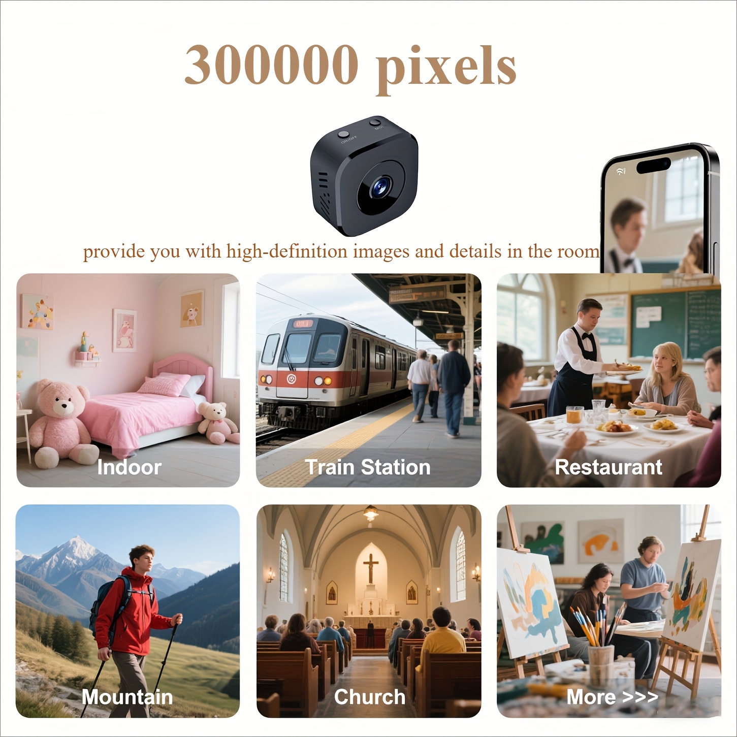 1080P HD Mini WiFi Camera Indo – Mini Electronics Gadgets recenzja i cena