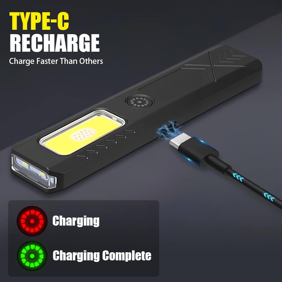 LED Hat Clip Flashlight USB-C  – Mini Electronics Gadgets recenzja i cena