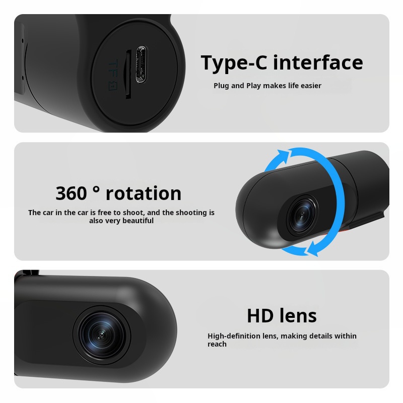 WiFi Dash Camera 1080P HD 360° – Panoramic Dash Cam 360 recenzja i cena