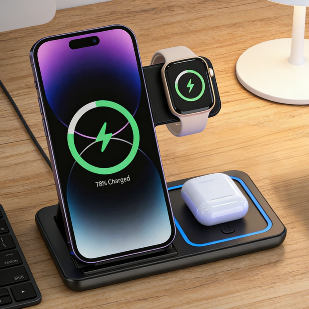 Foldable 3 in 1 Wireless Charg – Portable Wifi Hotspot recenzja i cena