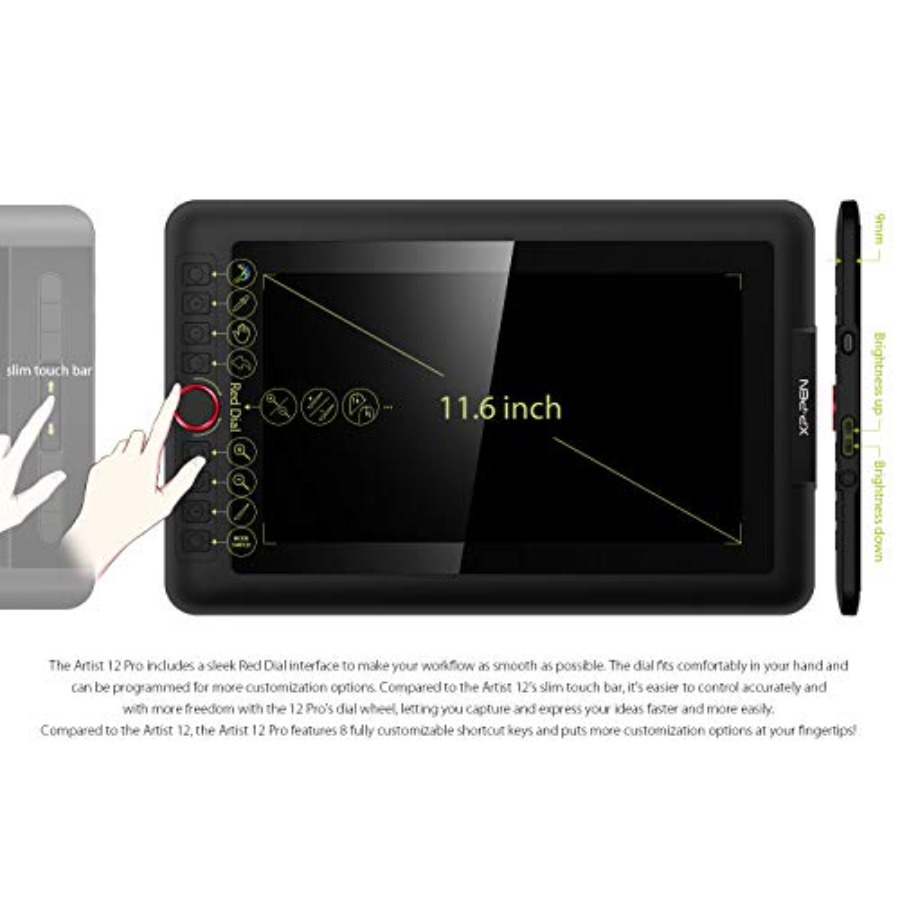 Artist12 Pro 11.6 drawing tabl – Digital Drawing Tablet recenzja i cena