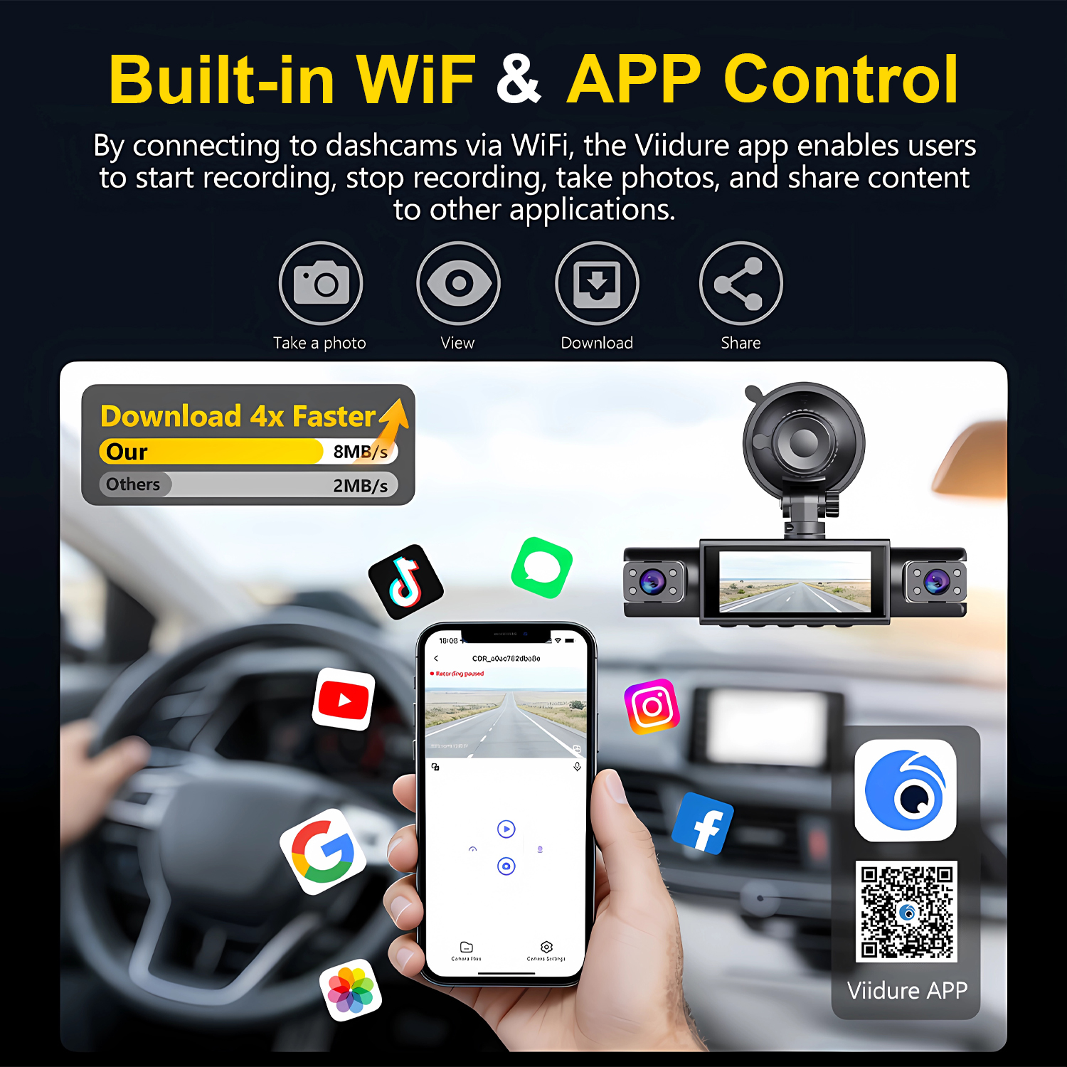 4 Channel UHD 1080P Car DVR 4- – Panoramic Dash Cam 360 recenzja i cena