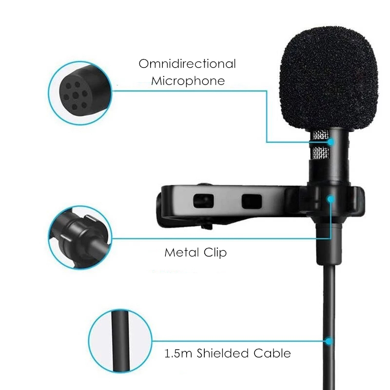 1.5m Mini Portable Lavalier Mi – Mini Electronics Gadgets recenzja i cena