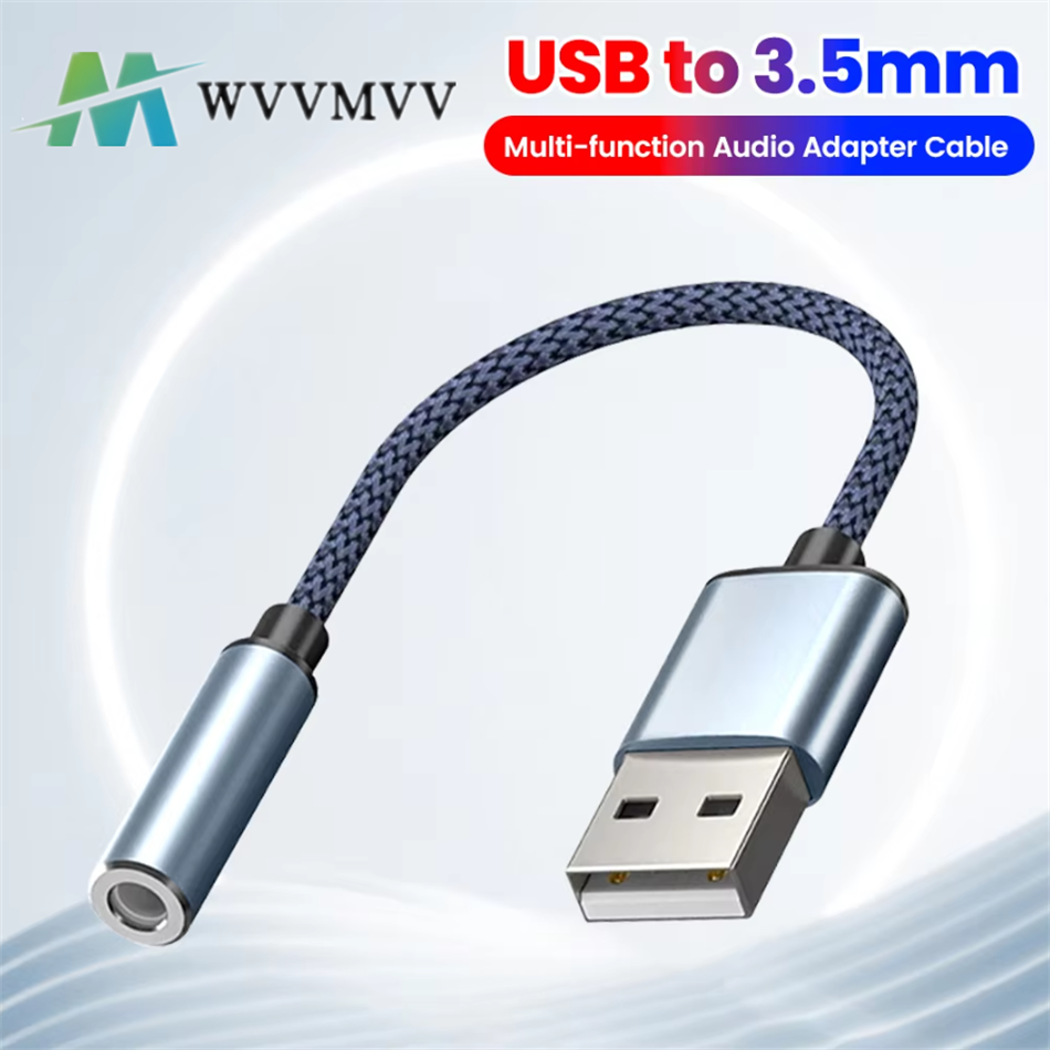USB to 3.5mm Audio Jack Adapte – Usb Sound Card External recenzja i cena