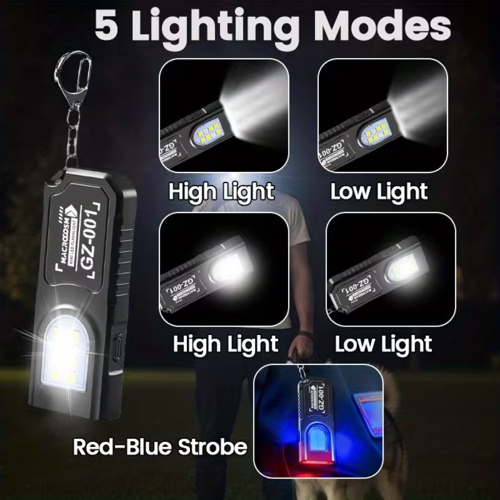 Mini COB LED Keychain Flashlig – Mini Electronics Gadgets recenzja i cena